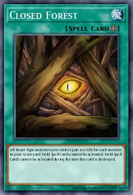 Closed Forest Yu-Gi-Oh card