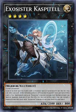 Exosister Kaspitell Yu-Gi-Oh card