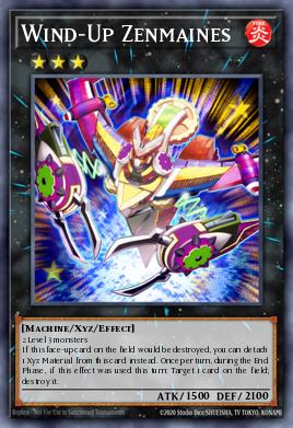 Wind-Up Zenmaines Yu-Gi-Oh card