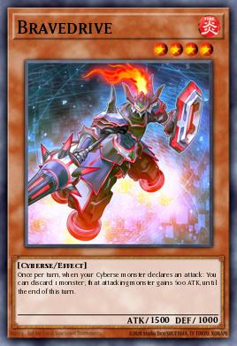 Bravedrive Yu-Gi-Oh card