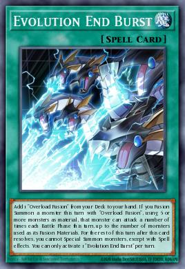 Evolution End Burst Yu-Gi-Oh card