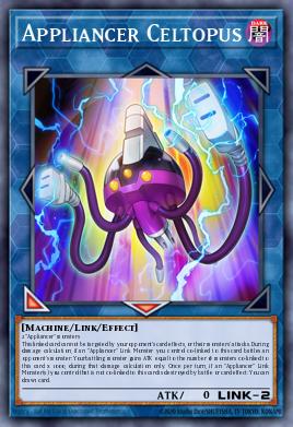 Appliancer Celtopus Yu-Gi-Oh card