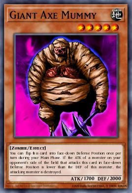 Giant Axe Mummy Yu-Gi-Oh card