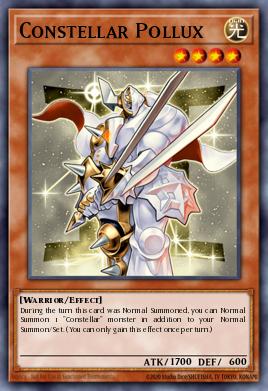 Constellar Pollux Yu-Gi-Oh card