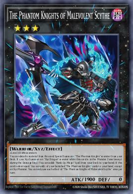 The Phantom Knights of Malevolent Scythe Yu-Gi-Oh card