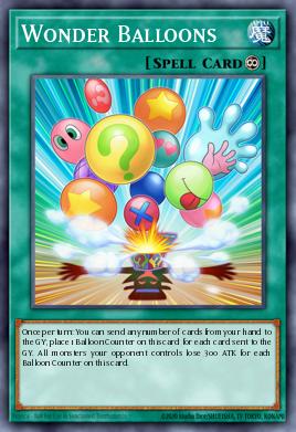 Wonder Balloons Yu-Gi-Oh card