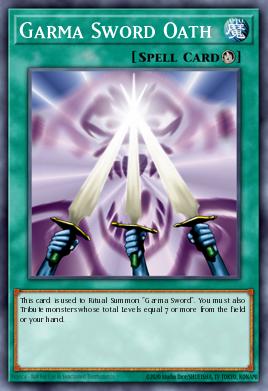 Garma Sword Oath Yu-Gi-Oh card