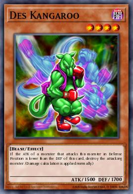 Des Kangaroo Yu-Gi-Oh card