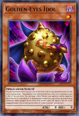 Golden-Eyes Idol Yu-Gi-Oh card