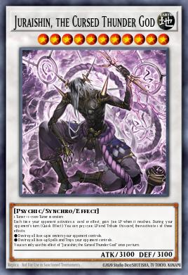 Juraishin, the Cursed Thunder God Yu-Gi-Oh card