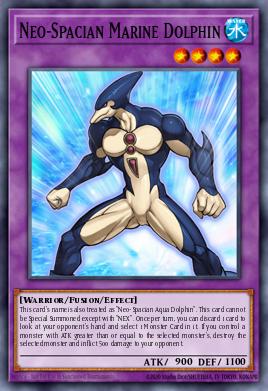 Neo-Spacian Marine Dolphin Yu-Gi-Oh card