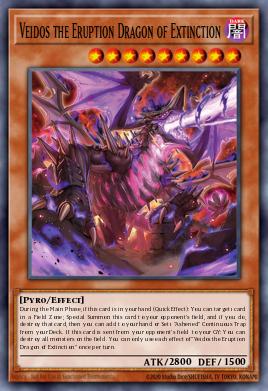 Veidos the Eruption Dragon of Extinction Yu-Gi-Oh card