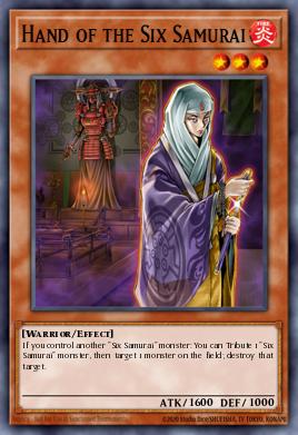 Hand of the Six Samurai Yu-Gi-Oh card