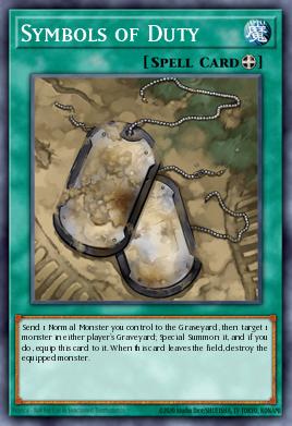 Symbols of Duty Yu-Gi-Oh card