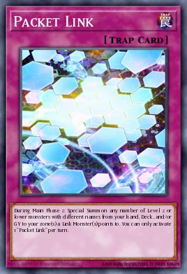 Packet Link Yu-Gi-Oh card
