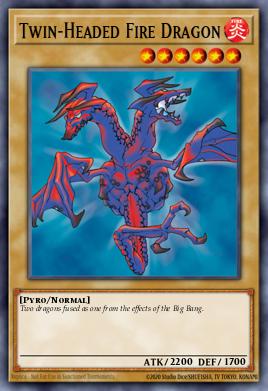 Twin-Headed Fire Dragon Yu-Gi-Oh card