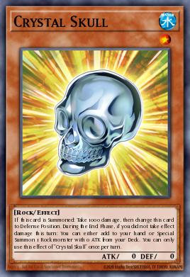 Crystal Skull Yu-Gi-Oh card