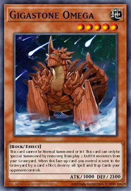 Gigastone Omega Yu-Gi-Oh card