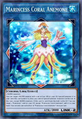 Marincess Coral Anemone Yu-Gi-Oh card