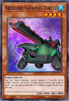 Artillery Catapult Turtle Yu-Gi-Oh card