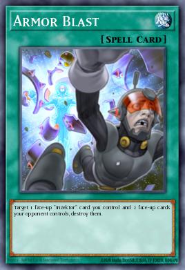Armor Blast Yu-Gi-Oh card