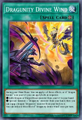 Dragunity Divine Wind Yu-Gi-Oh card