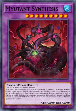 Myutant Synthesis Yu-Gi-Oh card