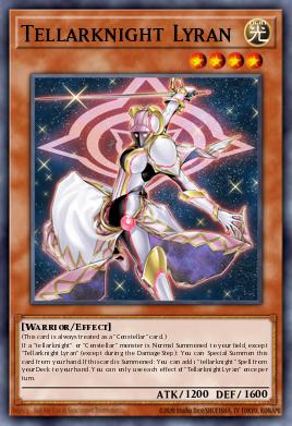 Tellarknight Lyran Yu-Gi-Oh card