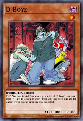D-Boyz Yu-Gi-Oh card