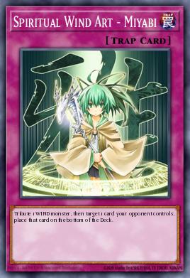 Spiritual Wind Art - Miyabi Yu-Gi-Oh card