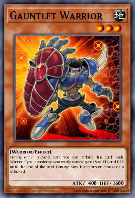 Gauntlet Warrior Yu-Gi-Oh card