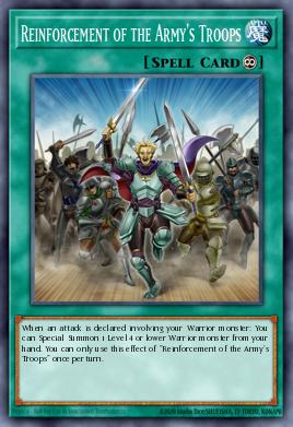 Reinforcement of the Army's Troops Yu-Gi-Oh card