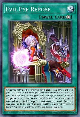 Evil Eye Repose Yu-Gi-Oh card