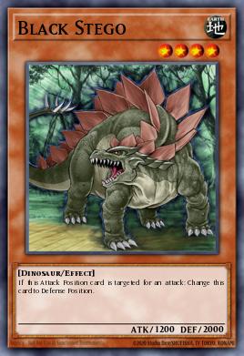 Black Stego Yu-Gi-Oh card