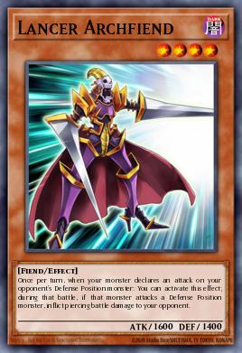 Lancer Archfiend Yu-Gi-Oh card