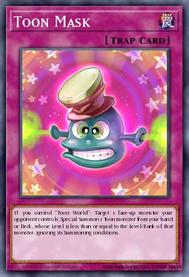 Toon Mask Yu-Gi-Oh card
