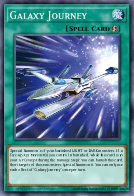 Galaxy Journey Yu-Gi-Oh card
