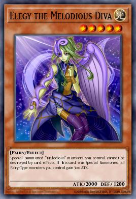 Elegy the Melodious Diva Yu-Gi-Oh card