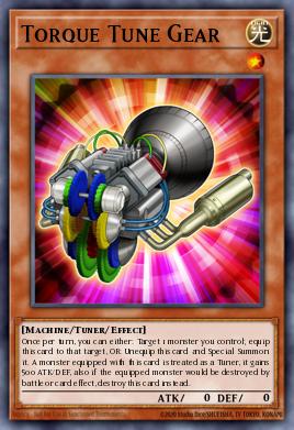 Torque Tune Gear Yu-Gi-Oh card