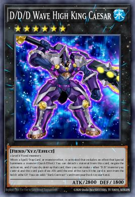 D/D/D Wave High King Caesar Yu-Gi-Oh card
