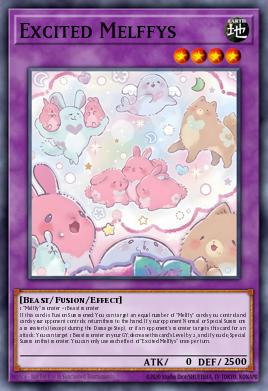 Excited Melffys Yu-Gi-Oh card