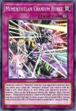 Mementotlan Cranium Burst Yu-Gi-Oh card