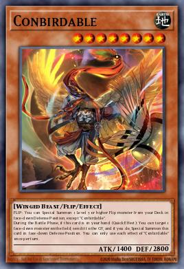 Conbirdable Yu-Gi-Oh card