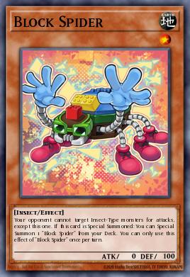 Block Spider Yu-Gi-Oh card