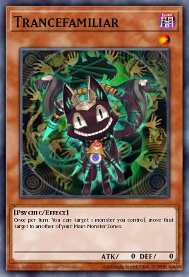 Trancefamiliar Yu-Gi-Oh card