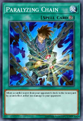 Paralyzing Chain Yu-Gi-Oh card