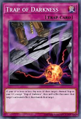 Trap of Darkness Yu-Gi-Oh card