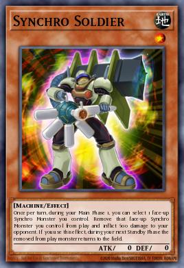 Synchro Soldier Yu-Gi-Oh card