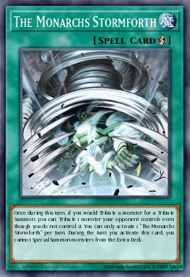 The Monarchs Stormforth Yu-Gi-Oh card