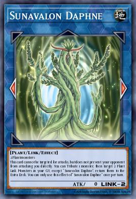 Sunavalon Daphne Yu-Gi-Oh card